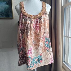 American Rag Cie Beaded Tank Top